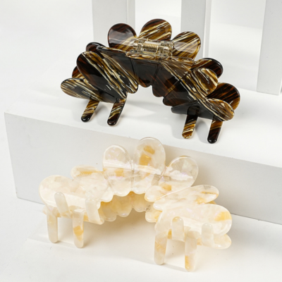 New Fashion Simple Geometric Girls Women's Acetate Hair Clip