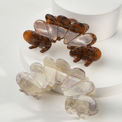 New Fashion Simple Geometric Girls Women's Acetate Hair Clip