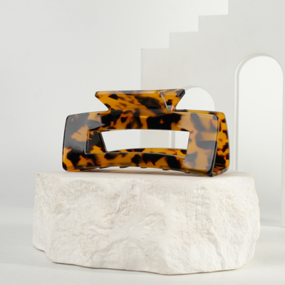 Hot Selling Accessories Women's  Acetate Hair Clip Large Custom Rectangular Wholesale