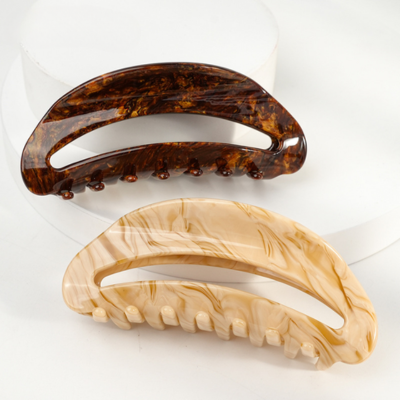 Hot Selling Hollow Moon Women's Large Acetic Acid Hairpin Japanese and Korean Style for Girls