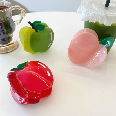 Acetic Acid apple Peach Women's Claw Clip Women's Hair Accessories