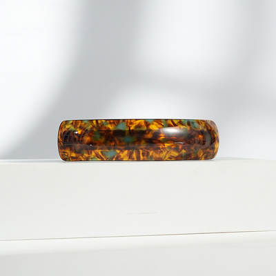 Hot Selling Korean Girls Simple and Elegant Marble Pattern Acetate Acrylic Spring Clip