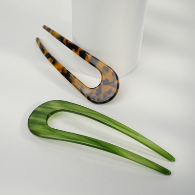 High-end U-shaped hairpin with gradient effect, vinegar hairpin, antique style bun hair accessory fo