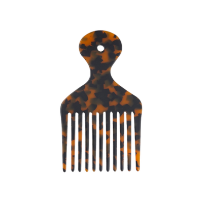 Support Custom Logo Acetate Wide Tooth Comb Hair Pick for Wavy Hair Styling Tool for Men Women