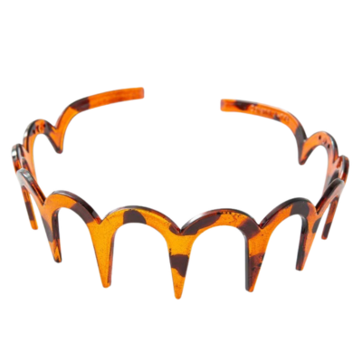 High-elasticity toothed wavy headband for women, perfect for tidying up messy hair, high crown headb