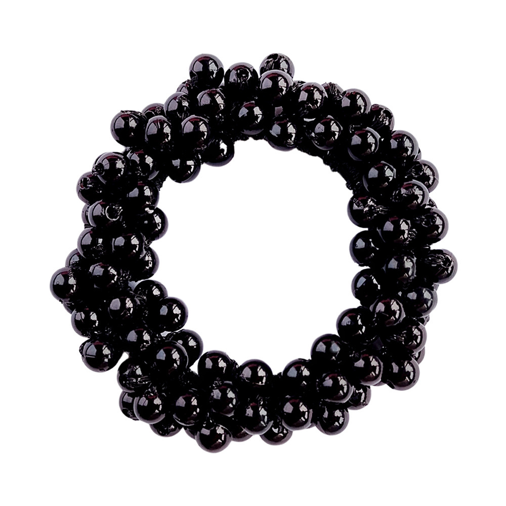 Wholesale Hair Ties Pearl Hair Band with Rope Scrunchies Hair Ties Beads