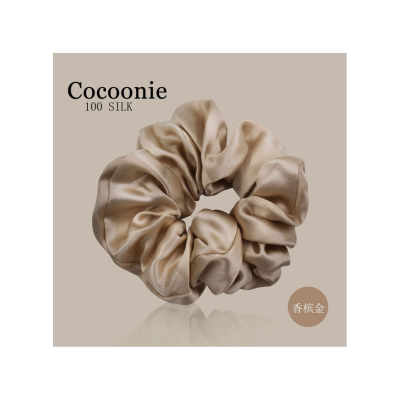 BM silk hair tie, 19 momme, 5cm, scrunchie, gift box.