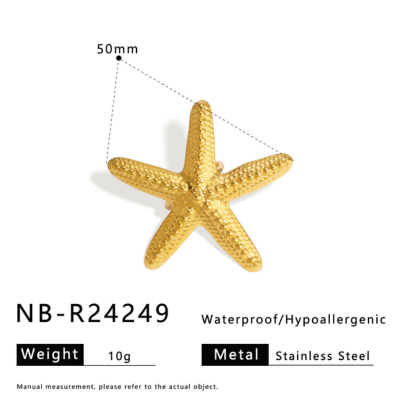 18k Gold-Plated Stainless Steel Ring2