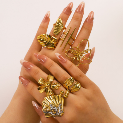18k Gold-Plated Stainless Steel Ring2