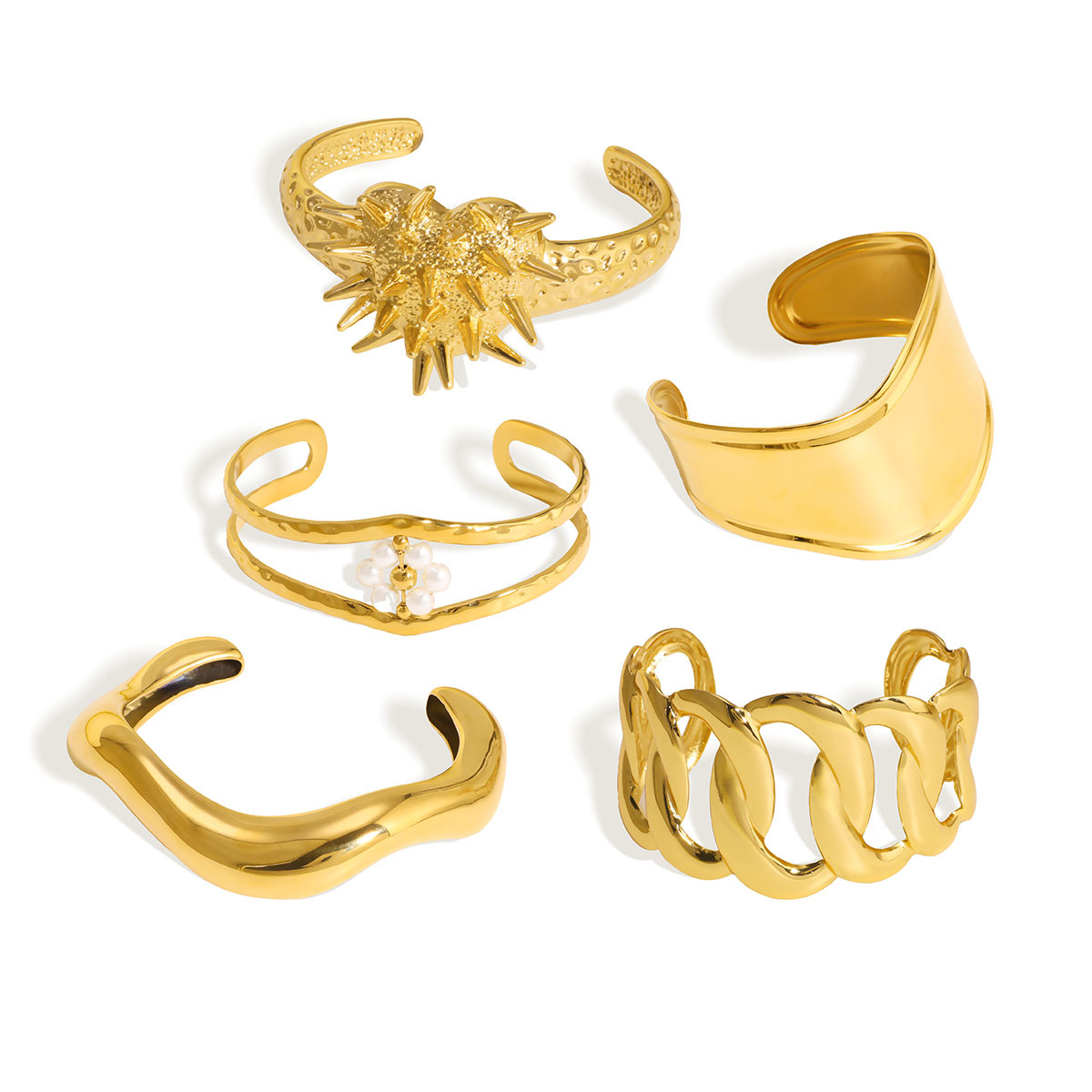 18k Gold-Plated Stainless Steel Bracelet3