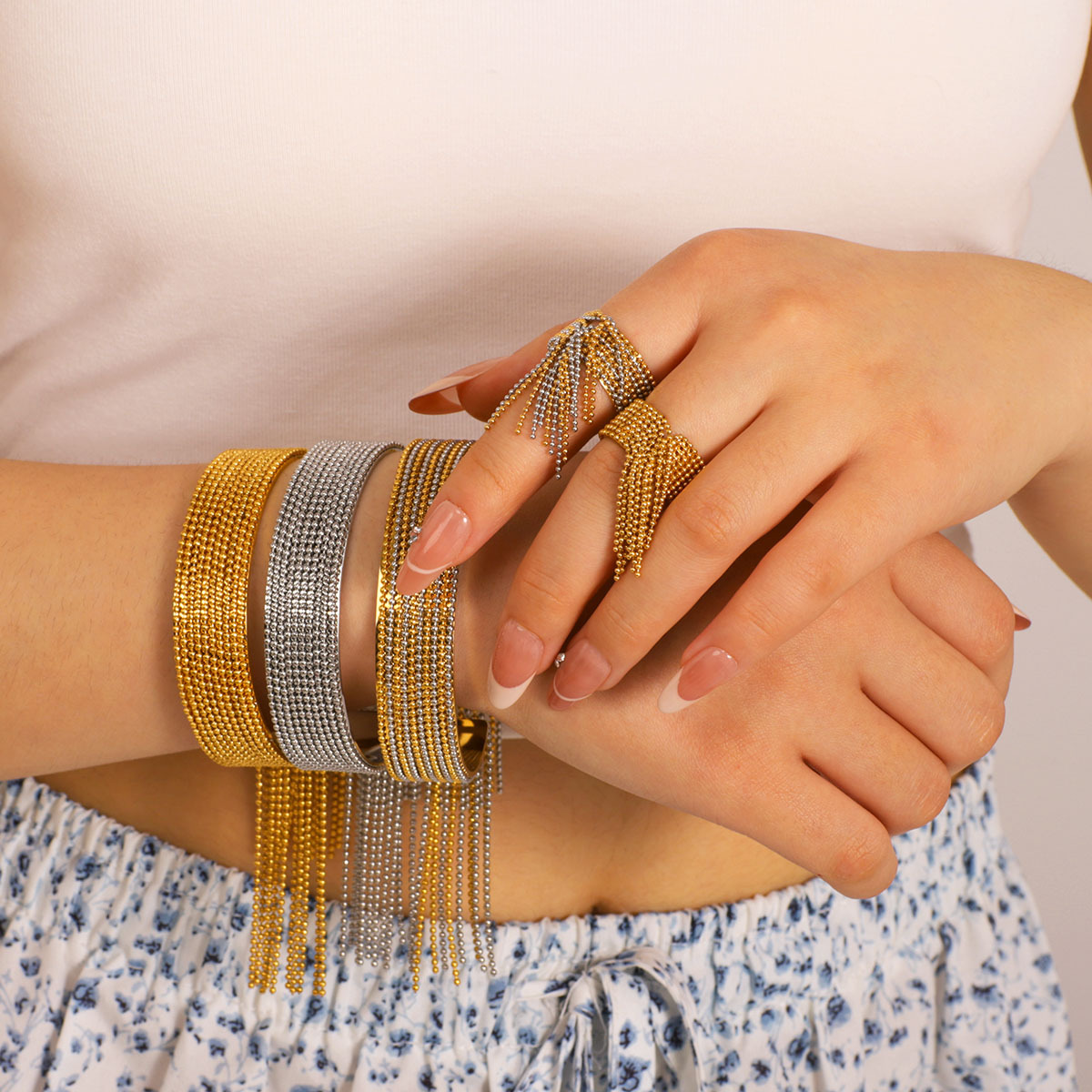 18k Gold-Plated Stainless Steel Bracelet4