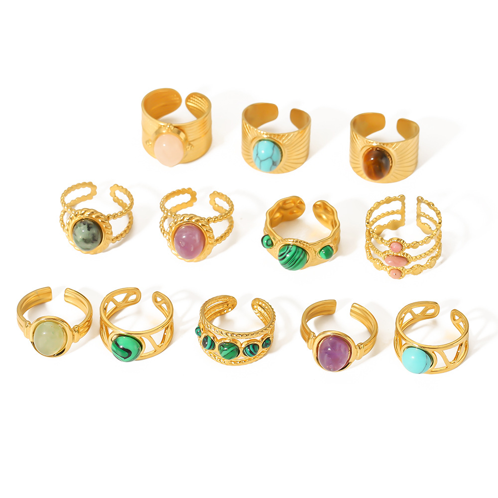 18k Gold-Plated Stainless Steel Ring3