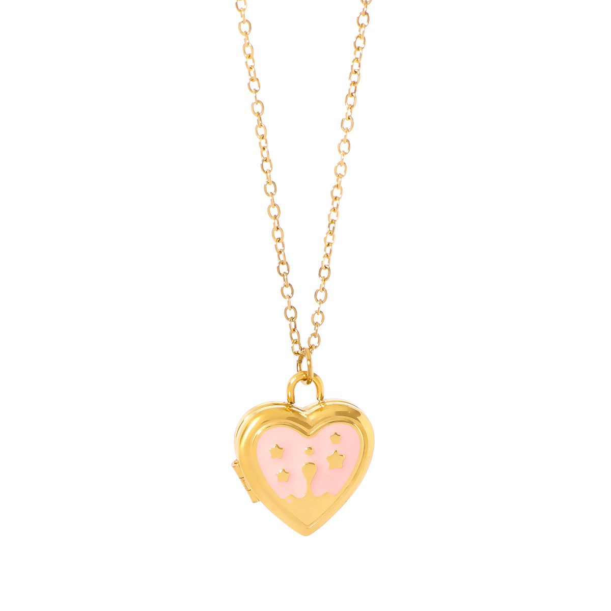 18k Gold-Plated Stainless Steel Necklace1