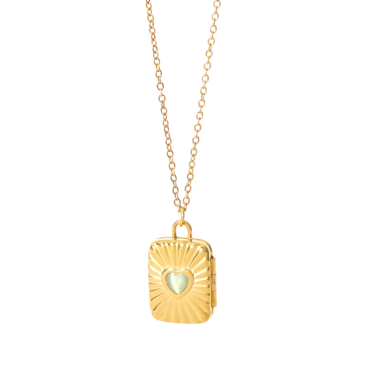18k Gold-Plated Stainless Steel Necklace1