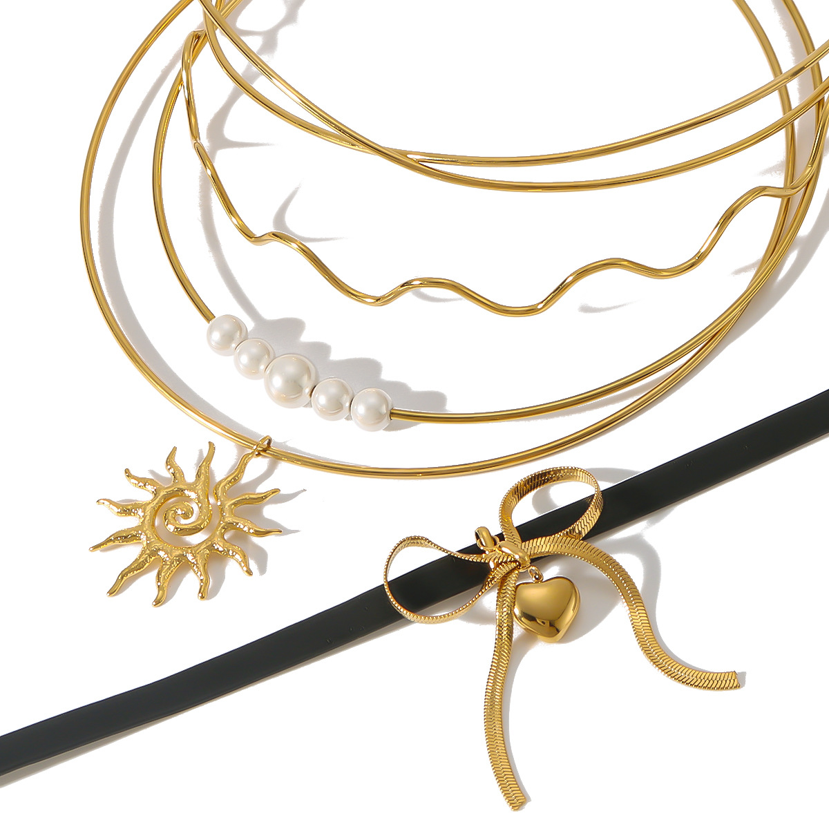 18k Gold-Plated Stainless Steel Necklace3