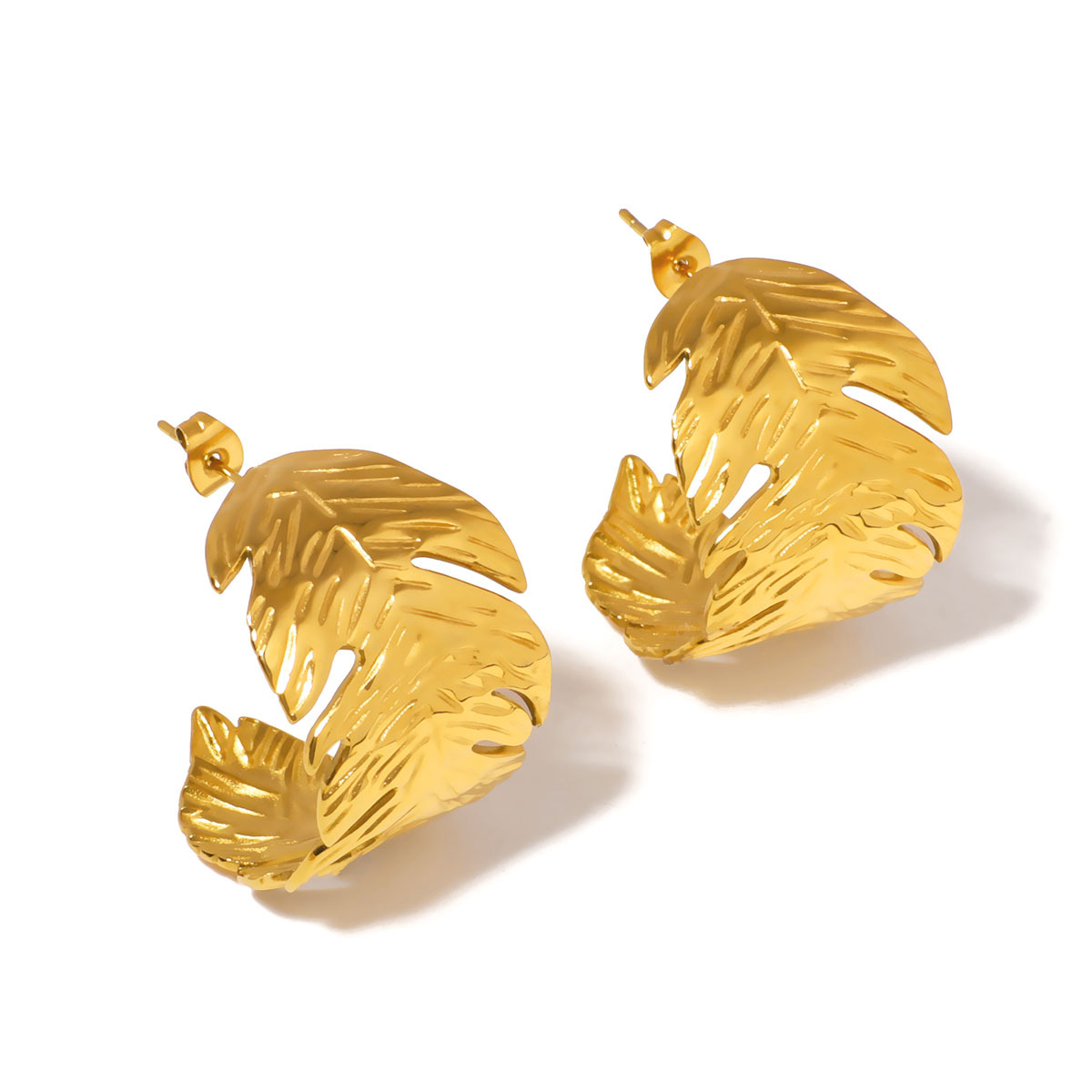 18k Gold-Plated Stainless Steel Earrings3