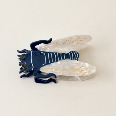 Animal & Insect Shaped Acetate Hair Claw Clips - Owl, Cicada & Grasshopper Acetic Acid Hair Clamp Se